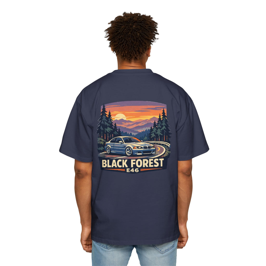 Black Forest E46 Tee — BMW E46 Scenic Car T‑Shirt