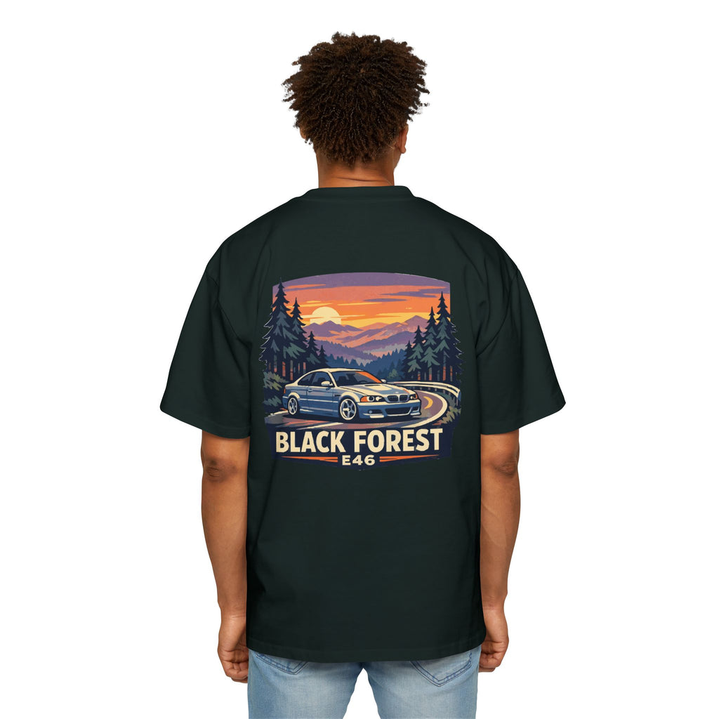 Black Forest E46 Tee — BMW E46 Scenic Car T‑Shirt
