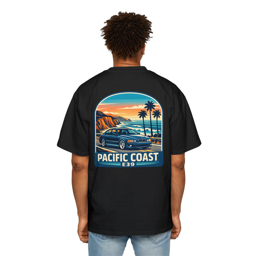 Pacific Coast Car Tee — "Chassis Code Co" Retro Sunset Graphic Shirt