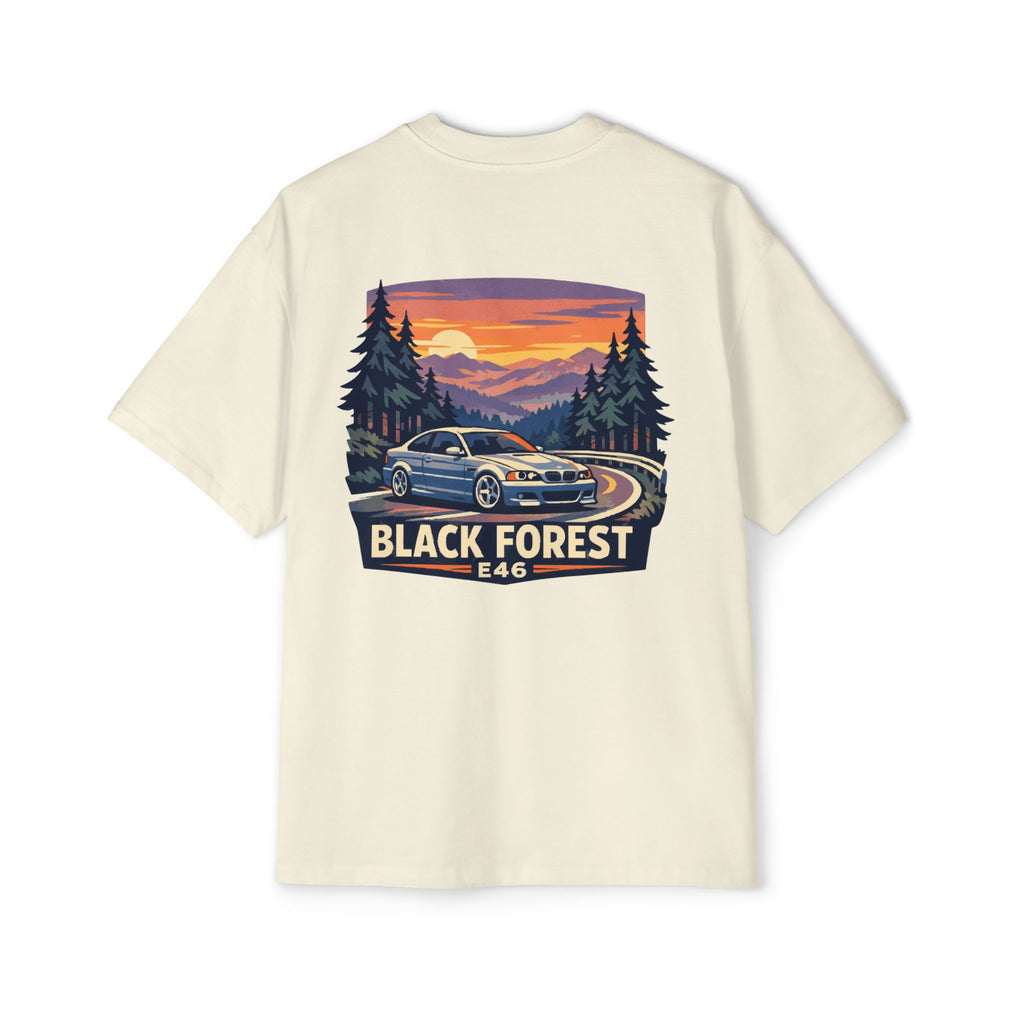 Black Forest E46 Tee — BMW E46 Scenic Car T‑Shirt