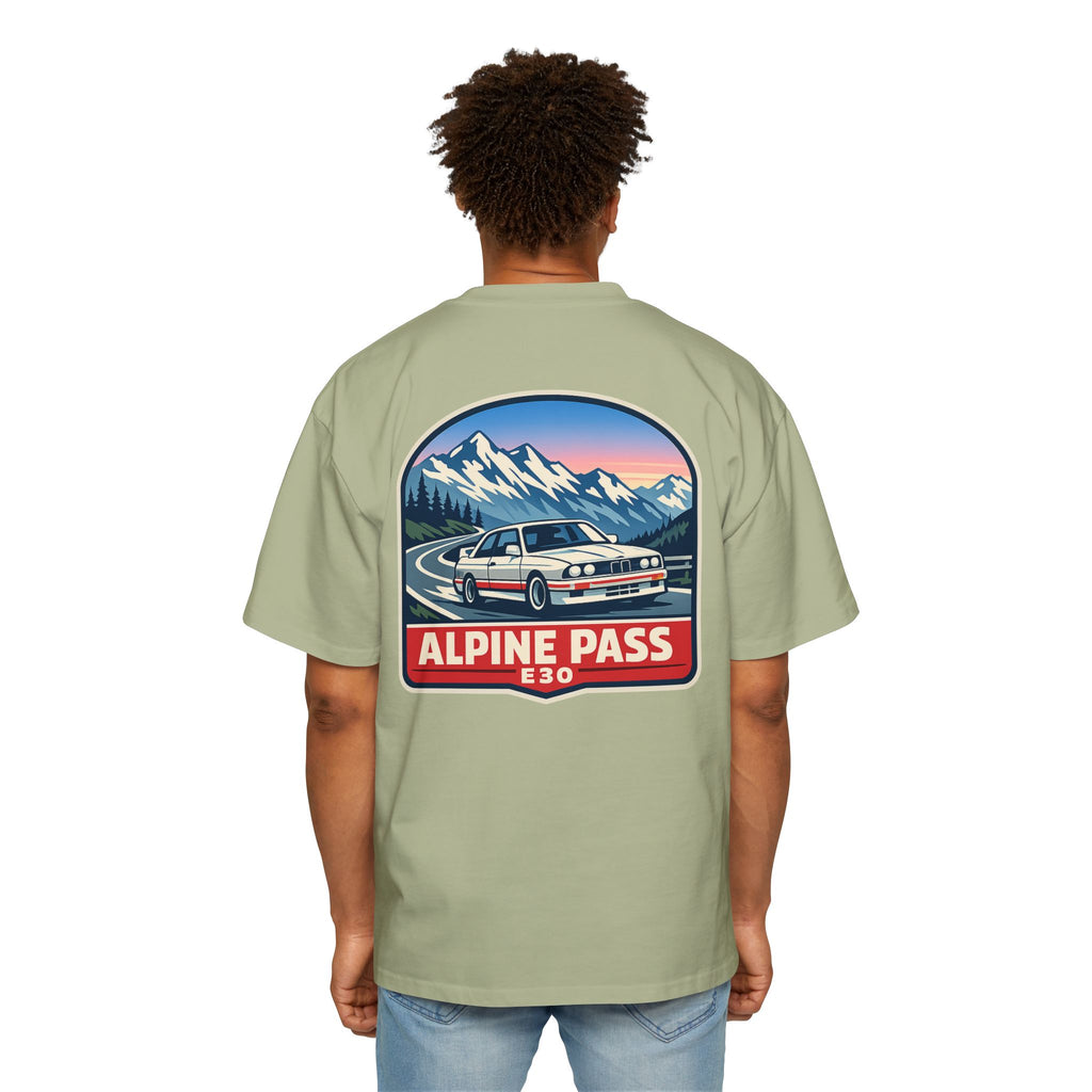 Alpine Pass E30 Tee — Vintage Mountain Driving Car Shirt