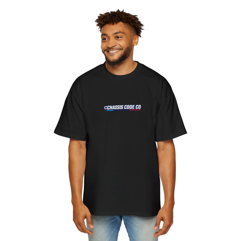 Pacific Coast Car Tee — "Chassis Code Co" Retro Sunset Graphic Shirt