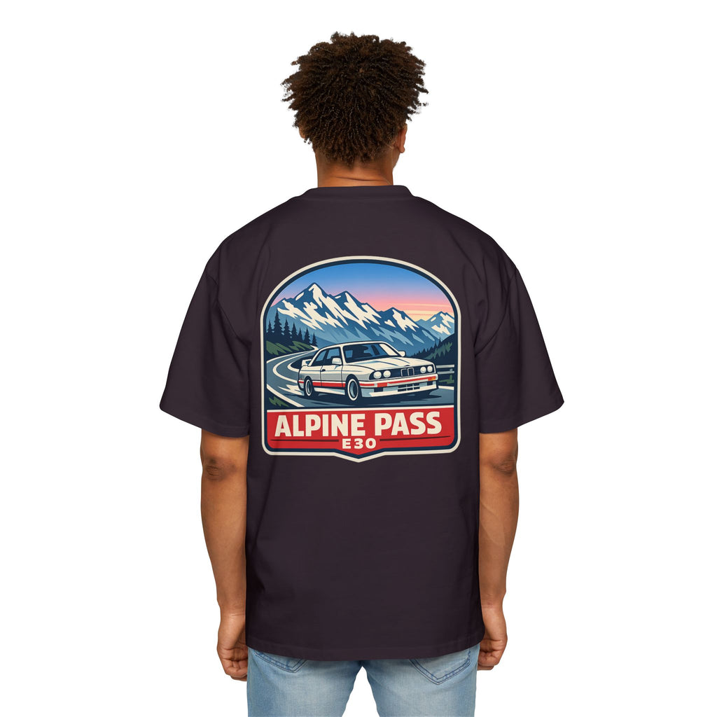 Alpine Pass E30 Tee — Vintage Mountain Driving Car Shirt
