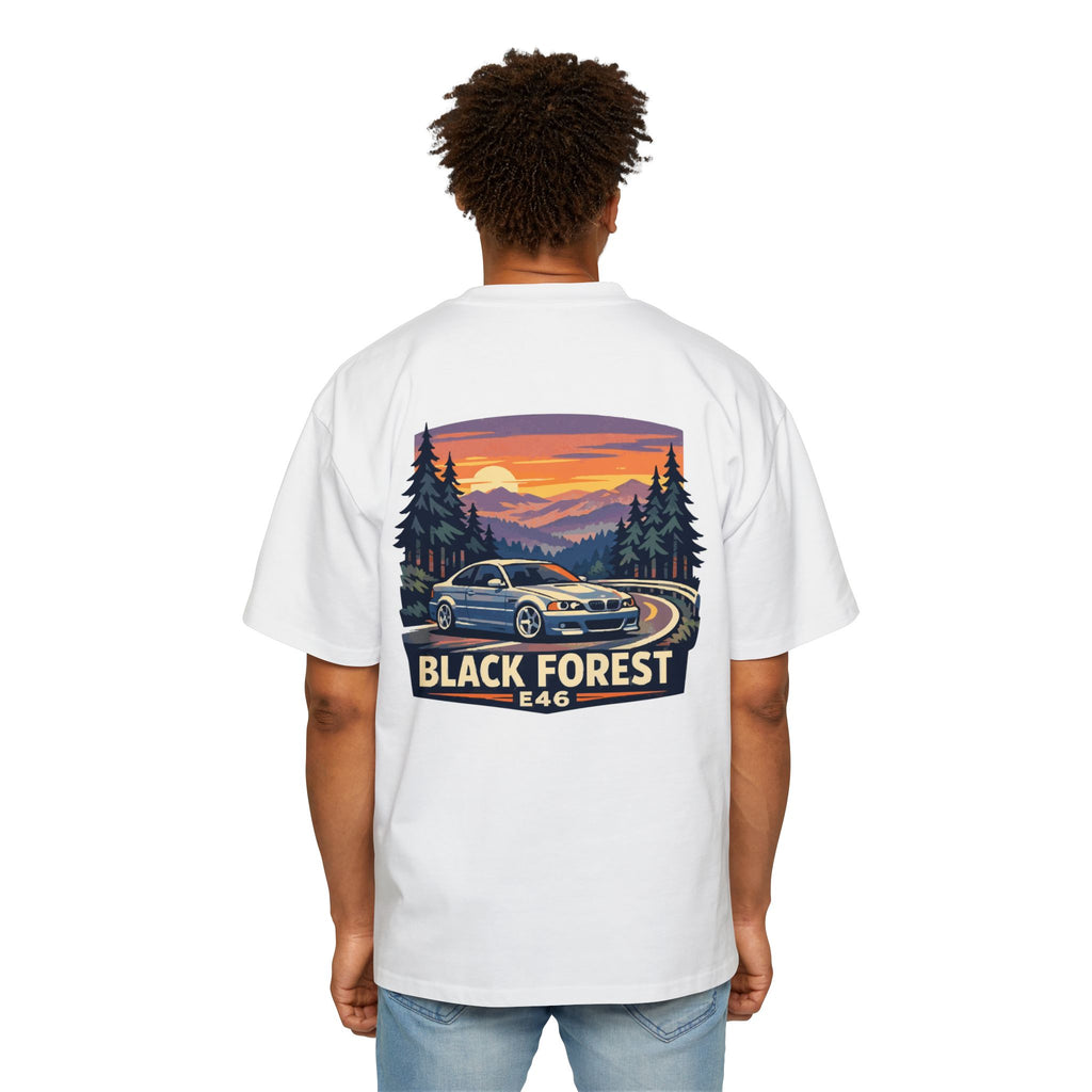 Black Forest E46 Tee — BMW E46 Scenic Car T‑Shirt