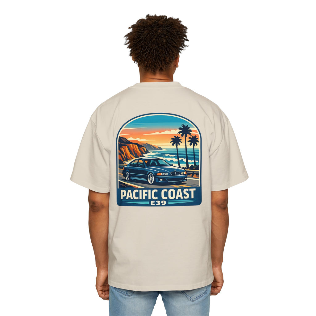 Pacific Coast Car Tee — "Chassis Code Co" Retro Sunset Graphic Shirt