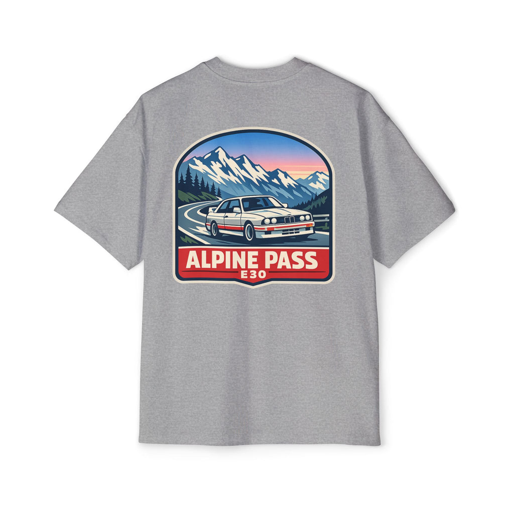 Alpine Pass E30 Tee — Vintage Mountain Driving Car Shirt