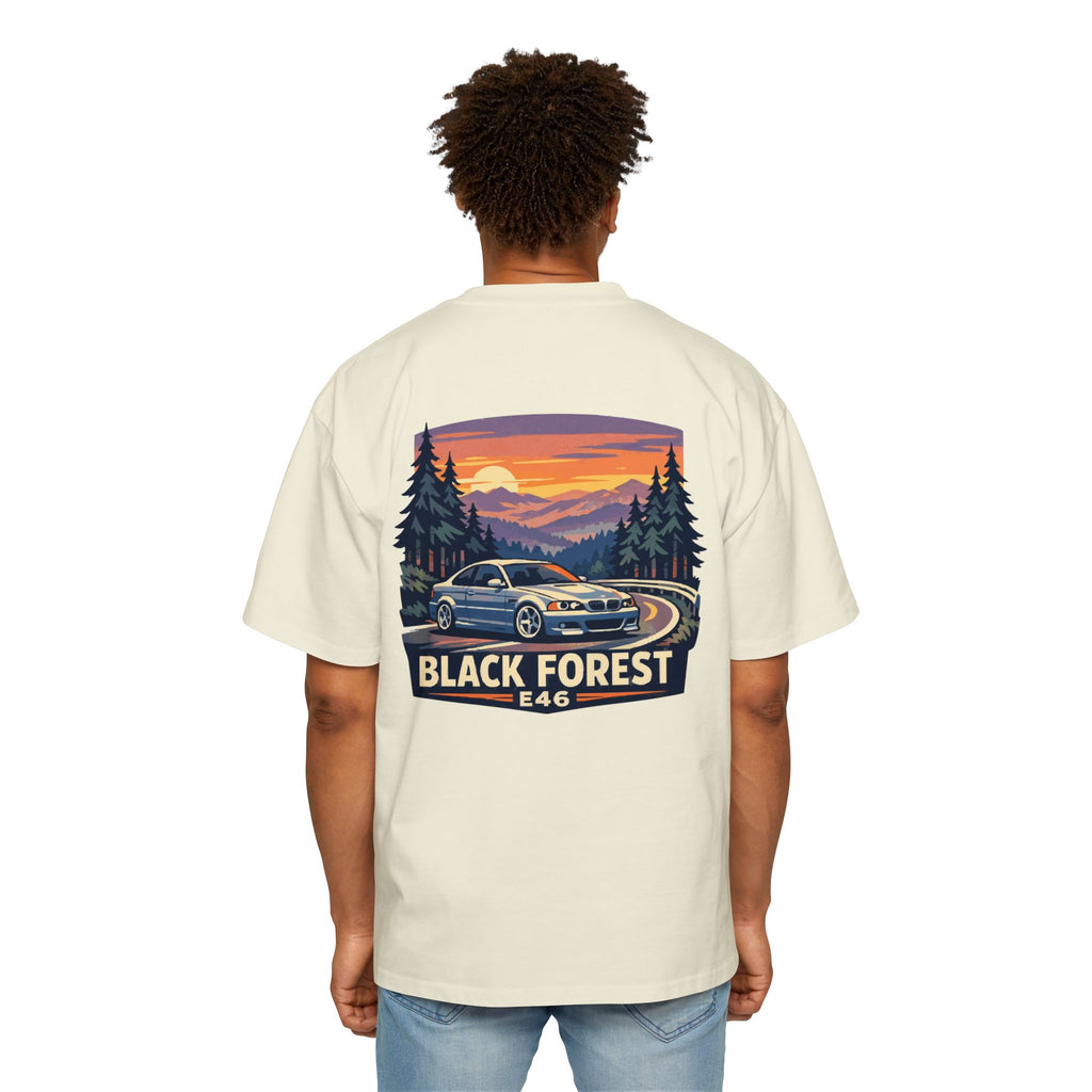 Black Forest E46 Tee — BMW E46 Scenic Car T‑Shirt