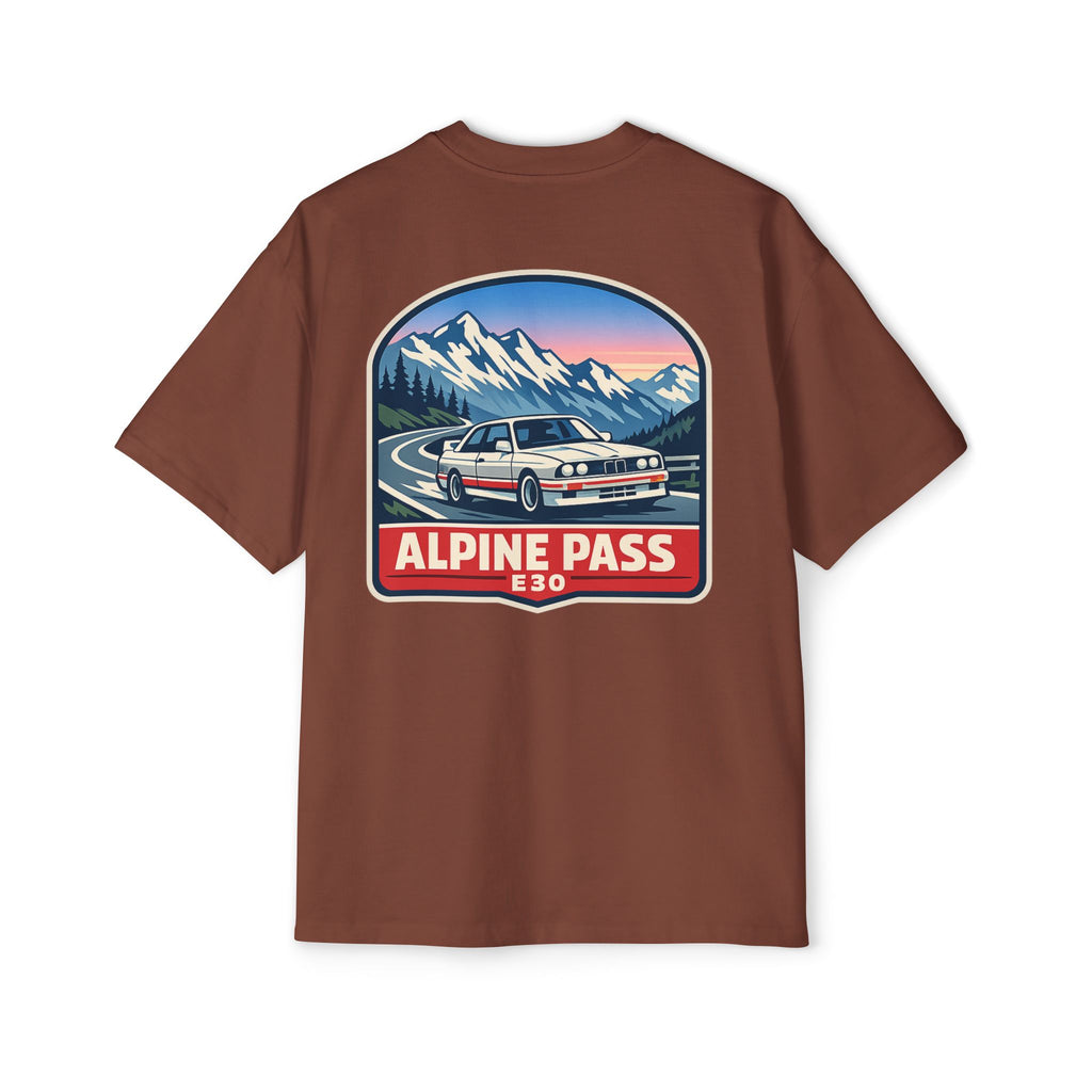 Alpine Pass E30 Tee — Vintage Mountain Driving Car Shirt