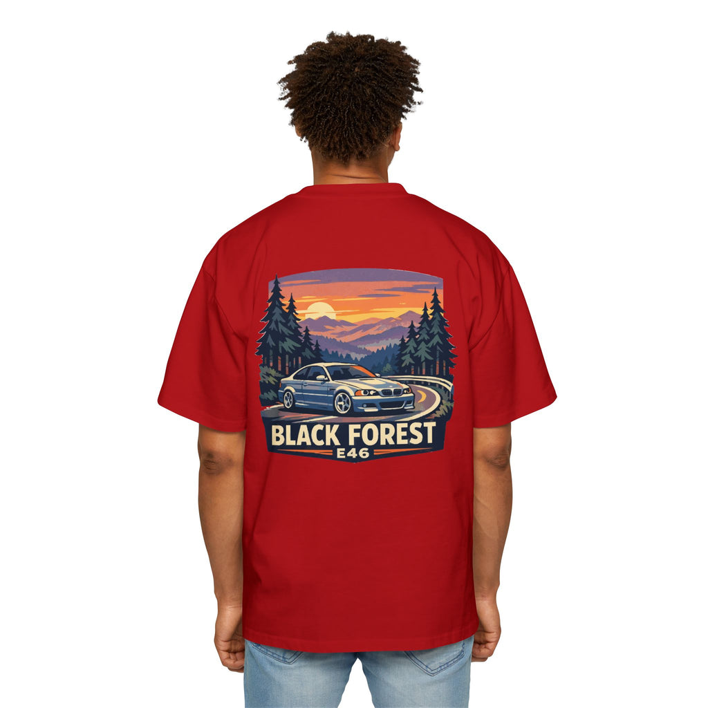 Black Forest E46 Tee — BMW E46 Scenic Car T‑Shirt