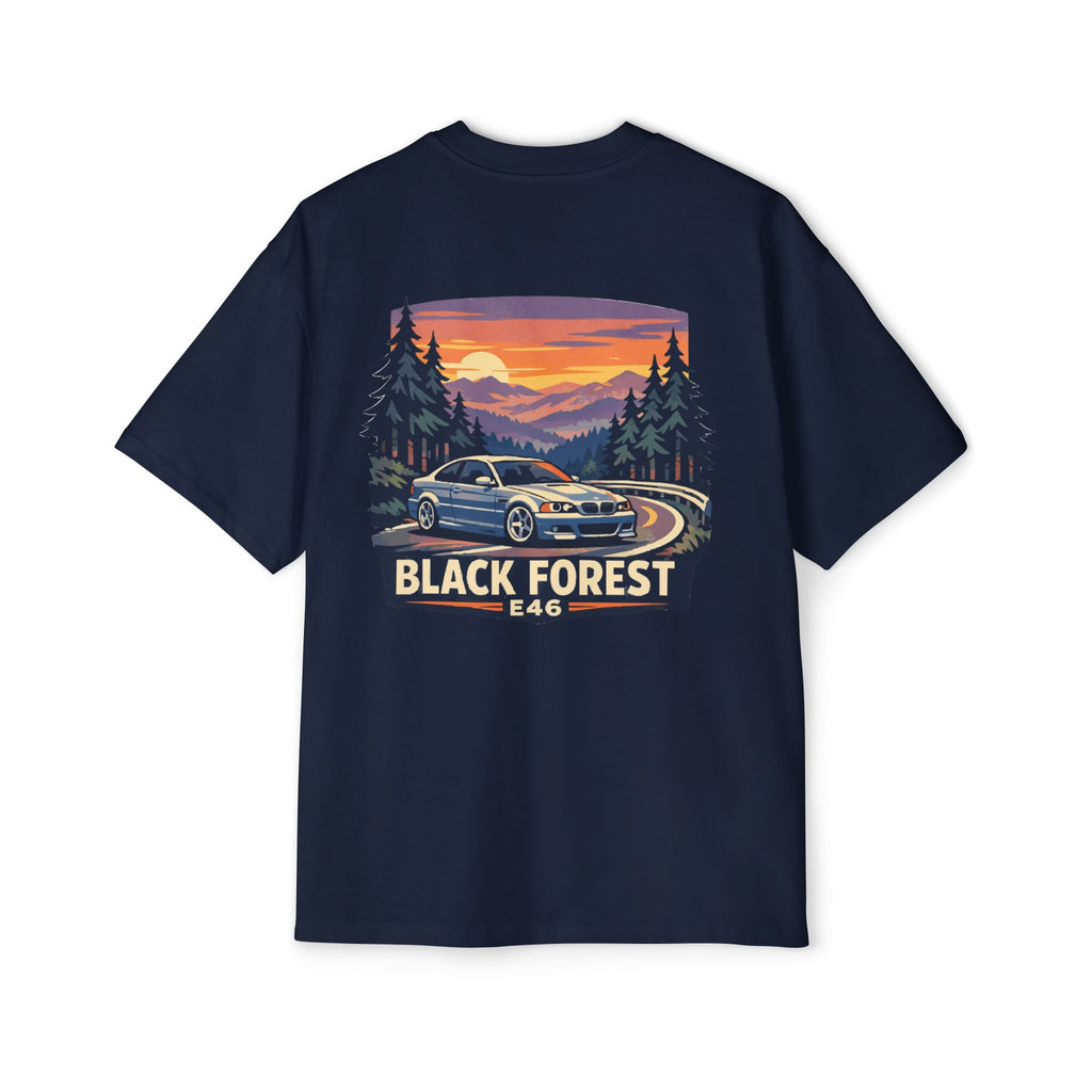 Black Forest E46 Tee — BMW E46 Scenic Car T‑Shirt