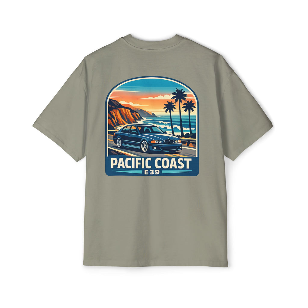 Pacific Coast Car Tee — "Chassis Code Co" Retro Sunset Graphic Shirt