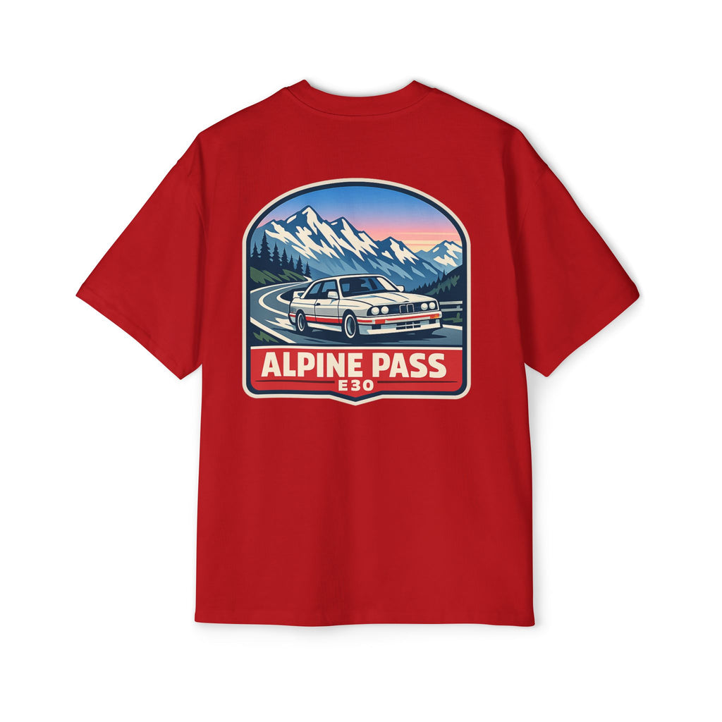 Alpine Pass E30 Tee — Vintage Mountain Driving Car Shirt