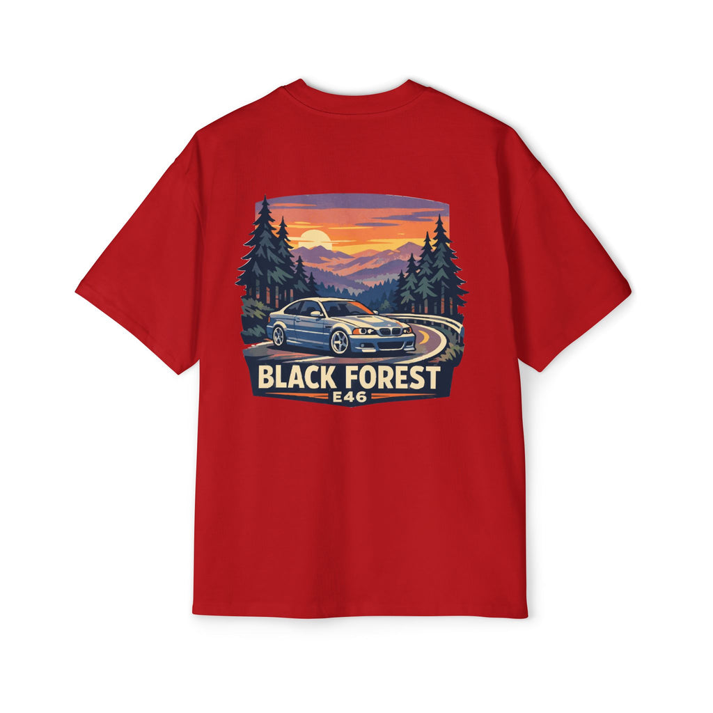Black Forest E46 Tee — BMW E46 Scenic Car T‑Shirt