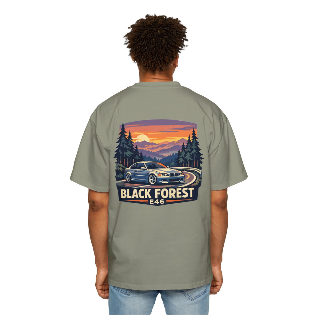 Black Forest E46 Tee — BMW E46 Scenic Car T‑Shirt