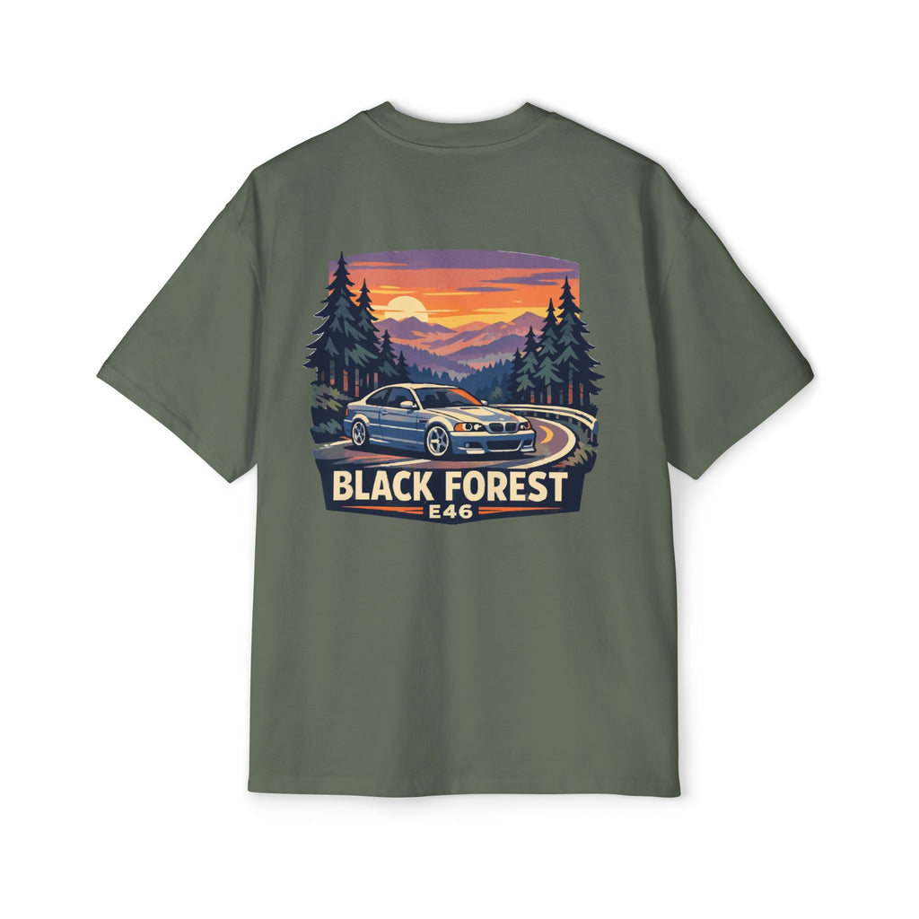 Black Forest E46 Tee — BMW E46 Scenic Car T‑Shirt