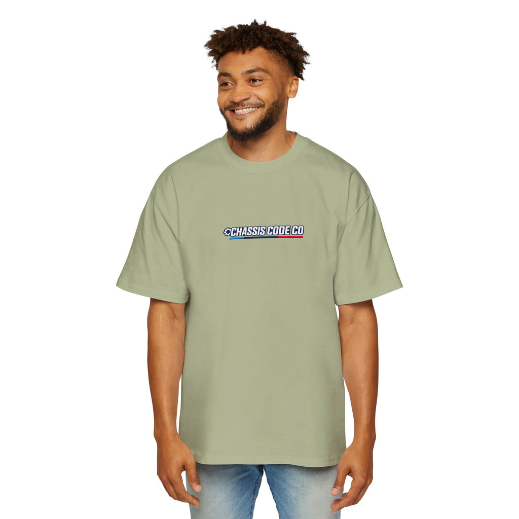 Pacific Coast Car Tee — "Chassis Code Co" Retro Sunset Graphic Shirt