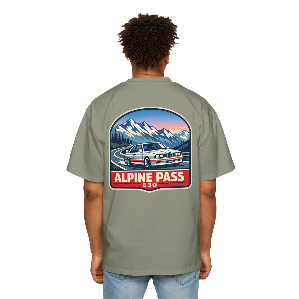 Alpine Pass E30 Tee — Vintage Mountain Driving Car Shirt