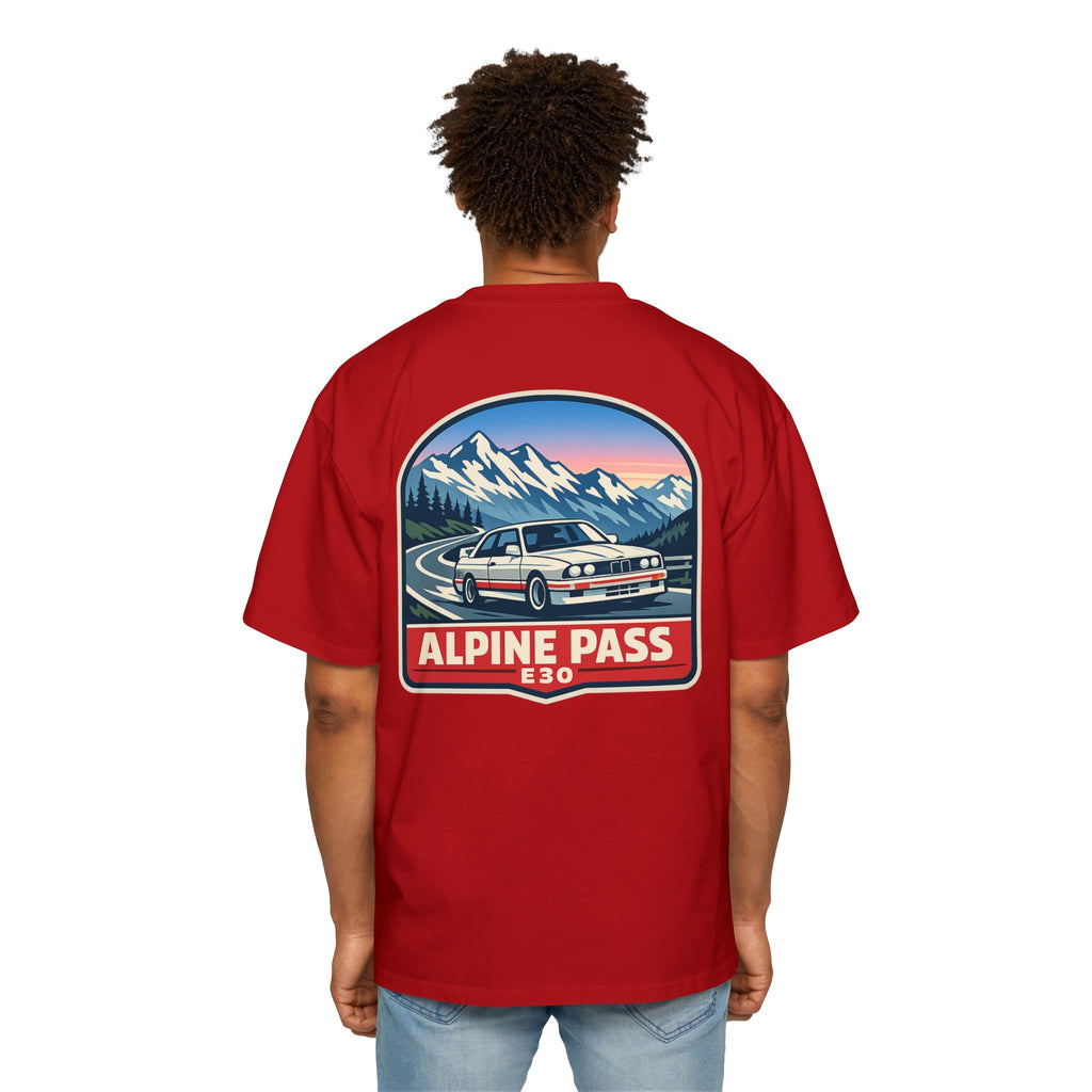 Alpine Pass E30 Tee — Vintage Mountain Driving Car Shirt