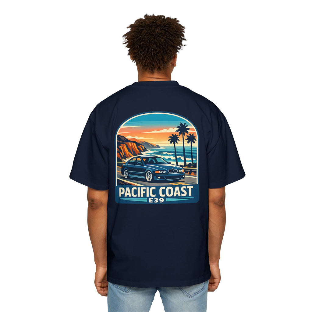 Pacific Coast Car Tee — "Chassis Code Co" Retro Sunset Graphic Shirt