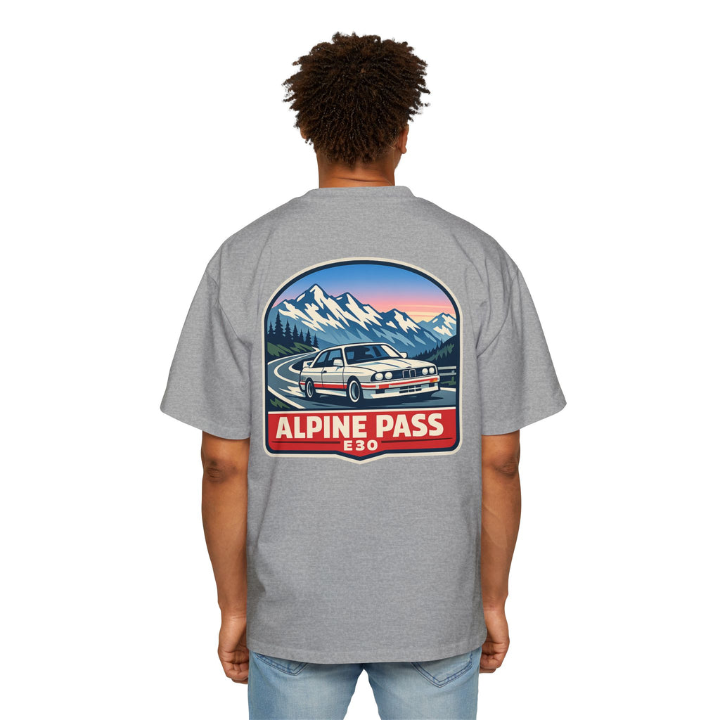 Alpine Pass E30 Tee — Vintage Mountain Driving Car Shirt