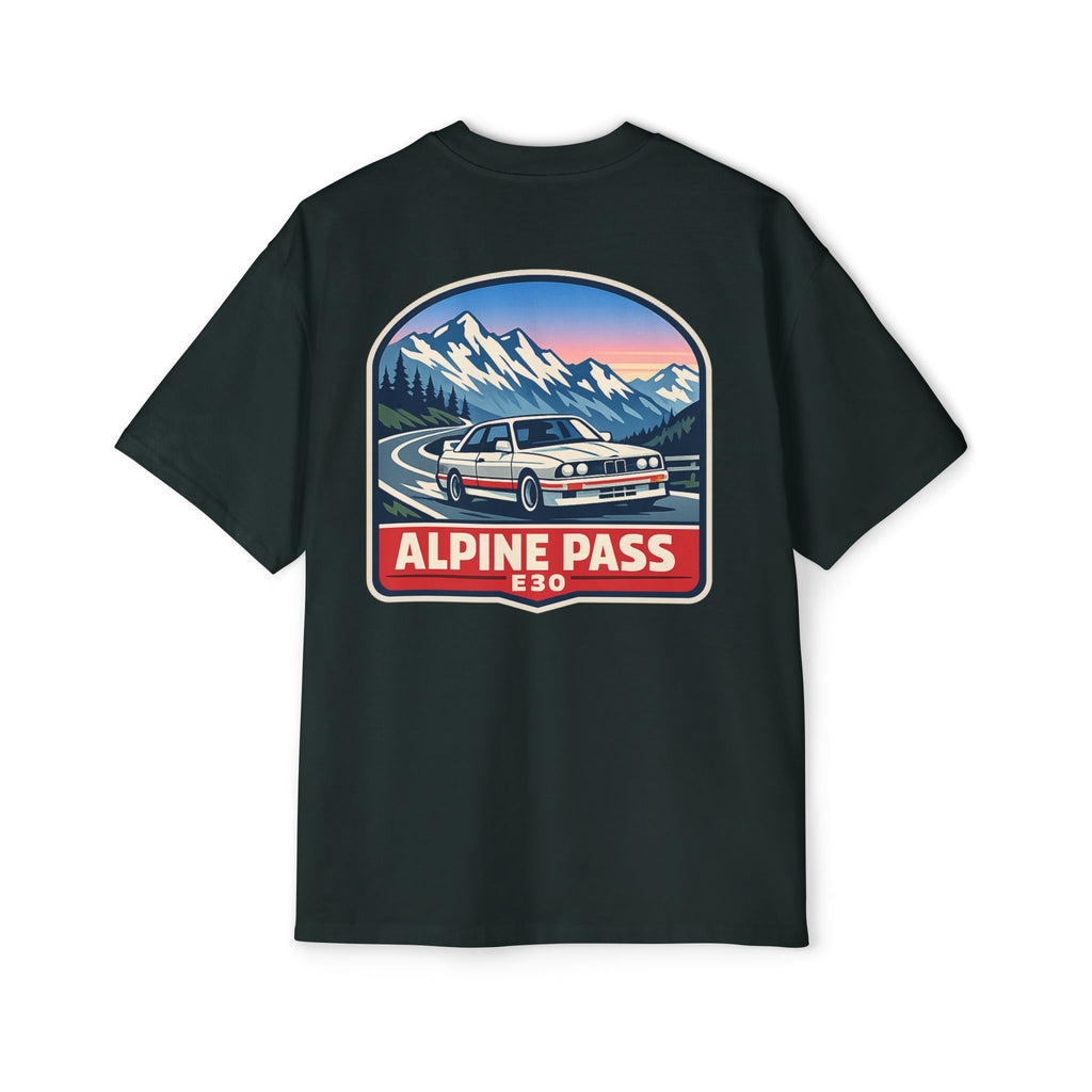 Alpine Pass E30 Tee — Vintage Mountain Driving Car Shirt