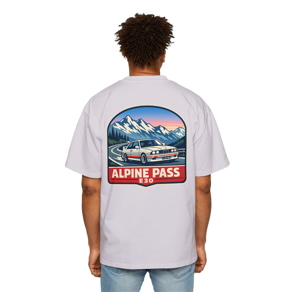 Alpine Pass E30 Tee — Vintage Mountain Driving Car Shirt