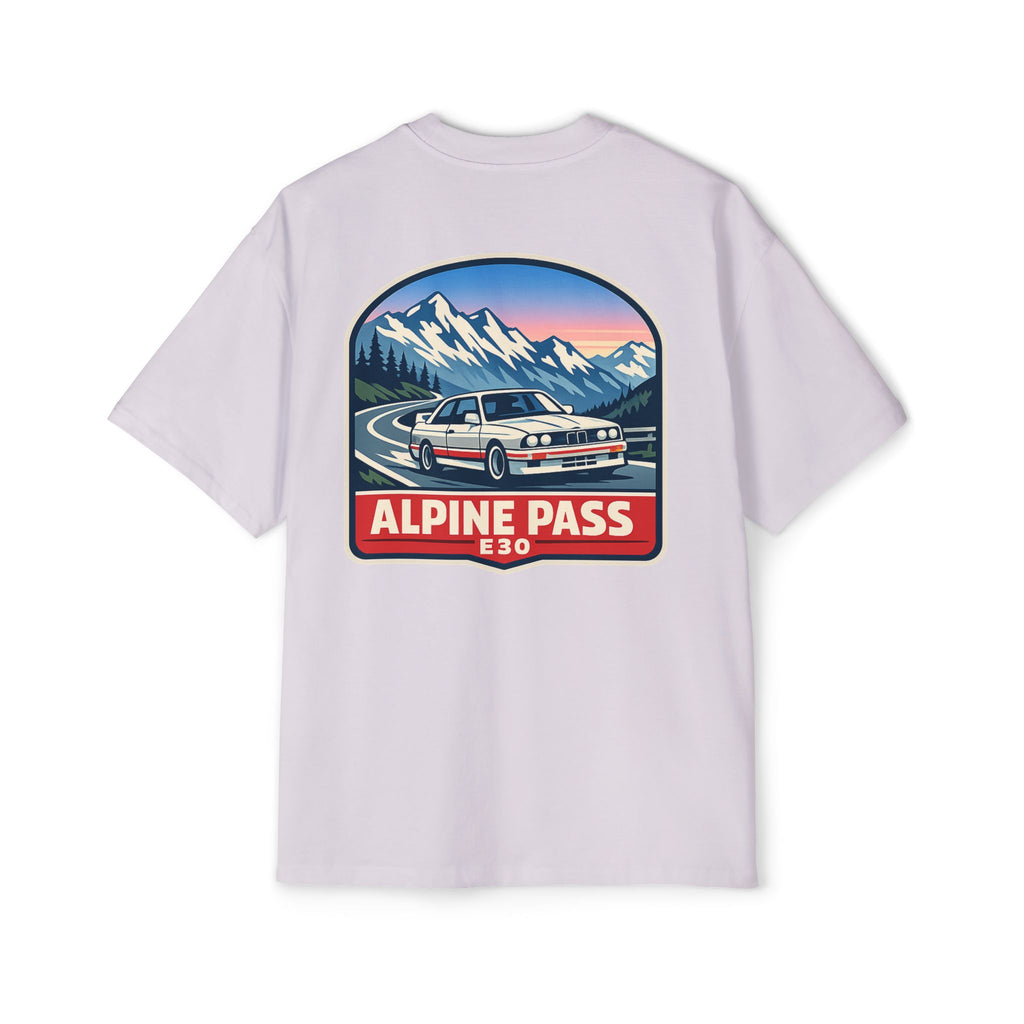 Alpine Pass E30 Tee — Vintage Mountain Driving Car Shirt