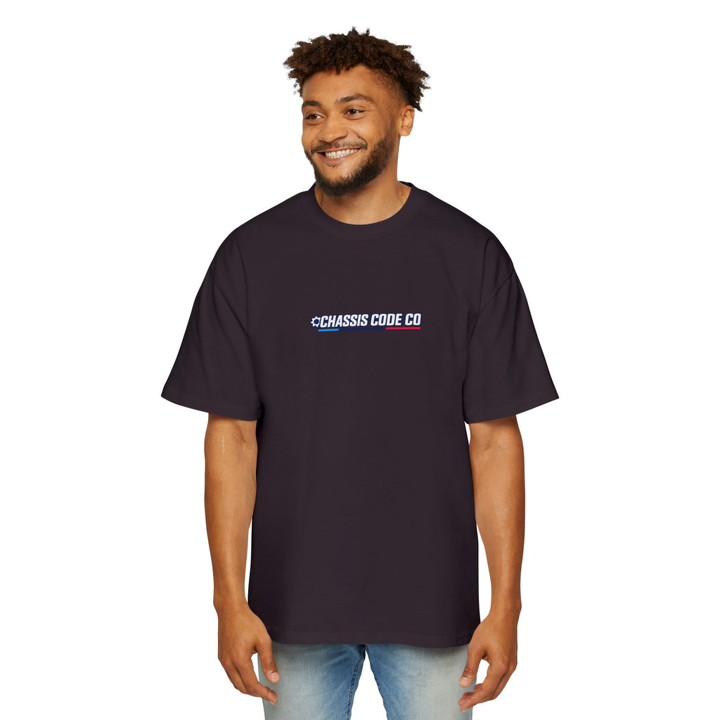 Pacific Coast Car Tee — "Chassis Code Co" Retro Sunset Graphic Shirt