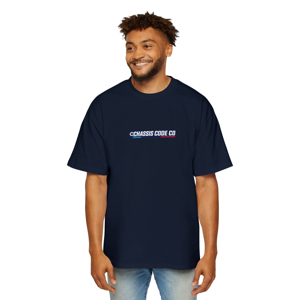 Pacific Coast Car Tee — "Chassis Code Co" Retro Sunset Graphic Shirt